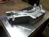 Attribute Checking Fixture, 5-Axis Machined:  View 1 of 2.